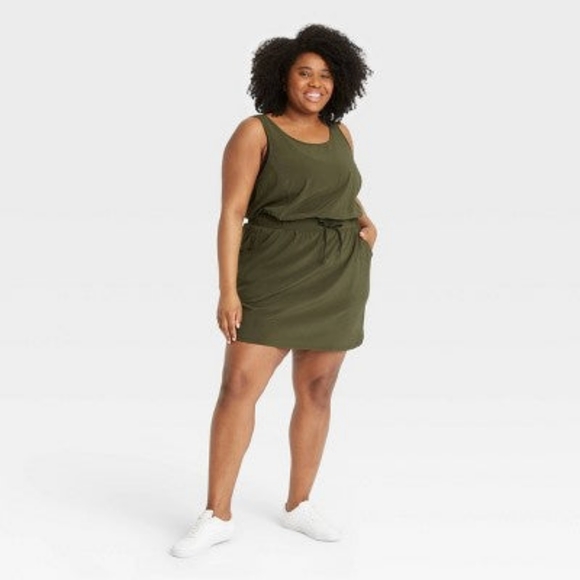 all in motion Dresses & Skirts - All in motion plus size Olive Green active dress